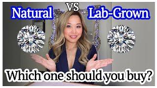Should you buy a Lab Grown Diamond?  2ct Lab Grown vs Natural Diamond Comparison  Ultimate Guide