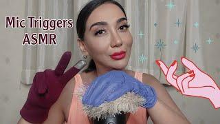 ASMR  Intense Mic Triggers Rubbing  Gripping Brushing etc Reupload and looped 