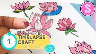 Best Printable Clear Sticker Paper for Silhouette ⏰ Timelapse with Tutorial
