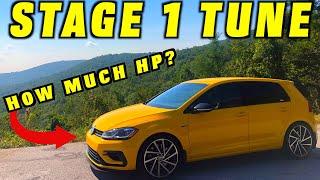 How Much Horsepower Does a Tune Add?  Stage 1 Tuning Golf R