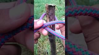 Easiest way to tie construction knot  How to tie construction knot #how