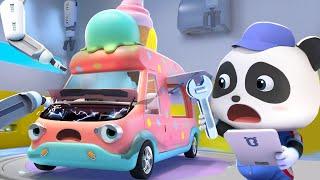 Baby Repairs Ice Cream Truck  Monster Truck  Kids Song  BabyBus