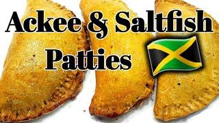 Ackee & Saltfish Patties  With Plantain Crust