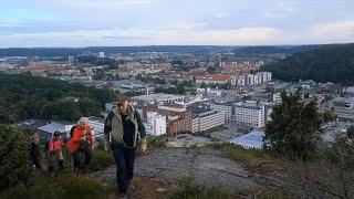 Vandring runt Lackarebäcks Långvatten och över Rallarberget Mölndals kommun