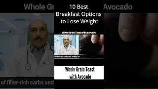 Whole Grain Toast with Avocado - Best Breakfast Options to Lose Weight #weightloss #weightlosstips