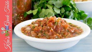 Easy Homemade Salsa Recipe  Better Than The Restaurants  Ken Panagopoulos