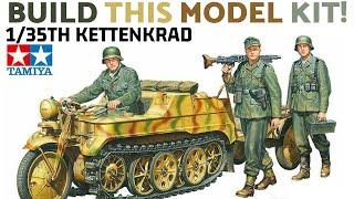 TAMIYA 135TH KETTENKRAFTRAD with figures NEW TOOL EXTRA CRISPY VERSION