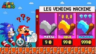 Sonic Chooses a New LEG for Mario from the Leg Vending Machine  Game Animation