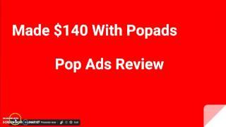 Popads Review and Tutorial 2023  Make Money Online with Popads