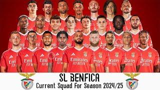 SL Benficas Current Squad For Season 202425  SL Benfica Squad Update 202425  Liga Portugal