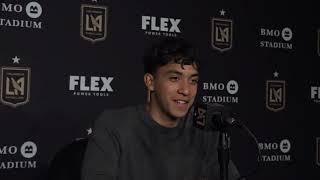 LAFC Erik Dueñas Grateful for First MLS Starter