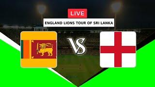 LIVE SRI LANKA A VS ENGLAND LIONS  TEST  DAY 1  ENGLAND LIONS TOUR OF SRI LANKA 2023  SL VS ENG