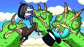 We Battle a Massive Chameleon Hydra in Goat Simulator 3 DLC