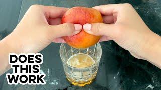 Can you make apple juice using just your hands?  #viral #hack