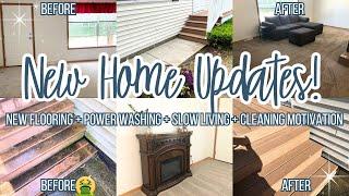NEW HOME UPDATES  MOBILE HOME UPDATES  SUNDAY RESET  CLEAN AND DECORATE