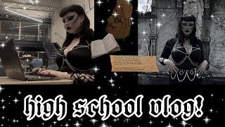 GOTH GIRL HIGHSCHOOL VLOG 