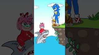 Sad And Funny Cartoons About Distracted sonic   #shorts#funny#sonic#titktok