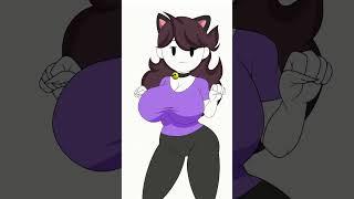 Jaidens Sad Cat Dance  Jaiden Animations vs Rule 34 #shorts #youtubeshorts