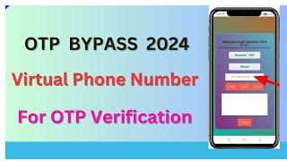 get free mobile number for receiving otp I get international numbers for otp