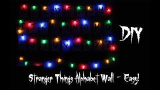 DIY Stranger Things Wall