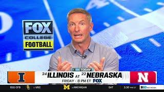 Joel Klatt Previews the Top 25 Match-Ups Between USC-Michigan and Illinois-Nebraska  B1G Today