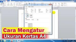 Cara Mengatur Ukuran Kertas A4 di Word