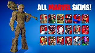 Evolution All Marvel Skins in Fortnite Season 8 - Season 29