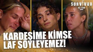 Konseyde Sema-Seda ve Pınar Kendilerini Savunuyor  Survivor All Star 2024 38. Bölüm