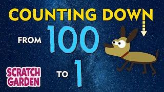 The Counting Down from 100 Song  Counting Songs  Scratch Garden