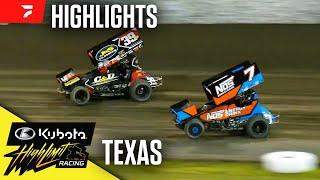 Kubota High Limit Racing at Texas Motor Speedway 41324  Highlights