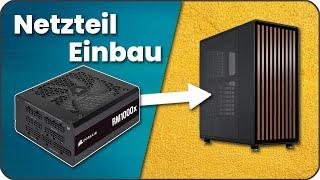 Netzteil einbauen & anschließen - PC Mainboard und Grafikkarte verkabeln - die Steckerbelegung