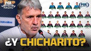 ¿Y Chicharito? Tata Martino está ninguneando al goleador histórico de la Selección