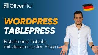 WordPress TablePress Tabelle mit diesem Plugin erstellen 