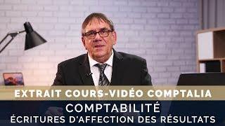 Comptabilité  les écritures daffection des résultats - extrait cours vidéo COMPTALIA