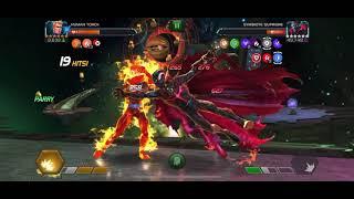 Human Torch  Act 6.2.1  How to Easily Defeat Symbiote Supreme  Marvel Contest of Champions  MCOC