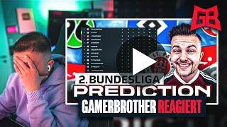 BODENLOSE PREDICTION  GamerBrother REAGIERT auf seine 2.BUNDESLIGA PROGNOSE 20222023 