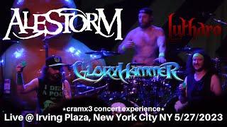 Alestorm & Gloryhammer LIVE @ Sold Out Irving Plaza New York City NY 2023 *cramx3 concert experience