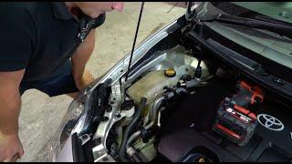 How to Remove & Replace Toyota Corolla Overflow Bottle ZRE Models 2007-2013 1.8L 2.0L Sedan Hatch