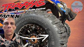 Traxxas MAXX V2 WideMAXX - Belted Sledgehammer Tires Install  First Run