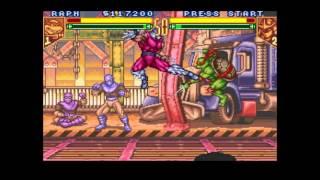 Teenage Mutant Ninja Turtles Tournament Fighters SNES  Gameplay