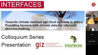 Climate resilient agri-food systems in Africa I presentation I INTERFACES