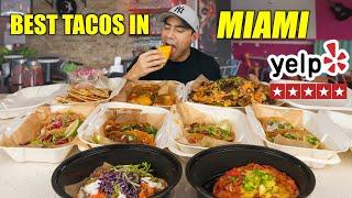 EATING THE  BEST TACOS IN MIAMI WITH 5 STARS ON  YELP  LA DIOSA TAQUERIA  NATEFIGGS