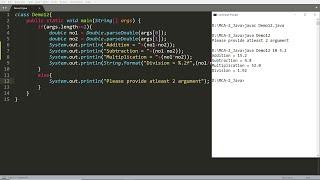 Java - Command Line Program to Convert String to Int Double & Calculation- Practical Demonstration