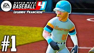 Super Mega Baseball 4 Franchise Mode  EP1  FILLED WITH MLB LEGENDS