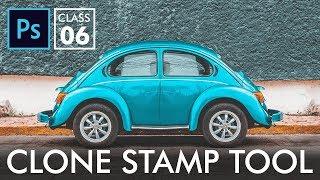 Clone Stamp Tool - Adobe Photoshop for Beginners - Class 6 - Urdu  Hindi