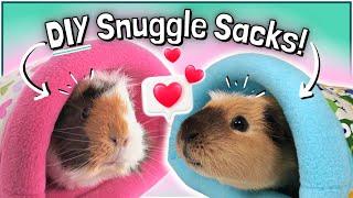 How to Make Your Own Guinea Pig Snuggle Sacks Tutorial and Sewing Pattern