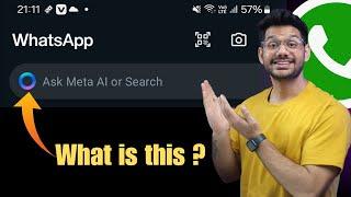 Ask Meta AI  What is Meta Ai on Whatsapp  meta AI new search feature On Whatsapp