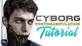 Photoshop 2022 Tutorial - Photoshop Manipulation - Photoshop Cyborg Face