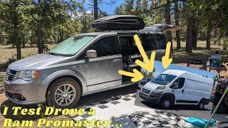 I Test Drove a Ram Promaster...and Other VAN LIFE Updates  Repairs & New Fridge