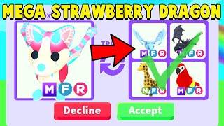 Trading MEGA STRAWBERRY SHORTCAKE BAT DRAGON in Adopt Me